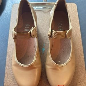 Girls Tan Tap Shoes